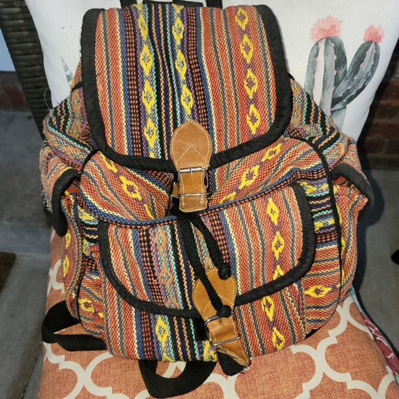 Western Drawstring backpack - Picture 4 of 9